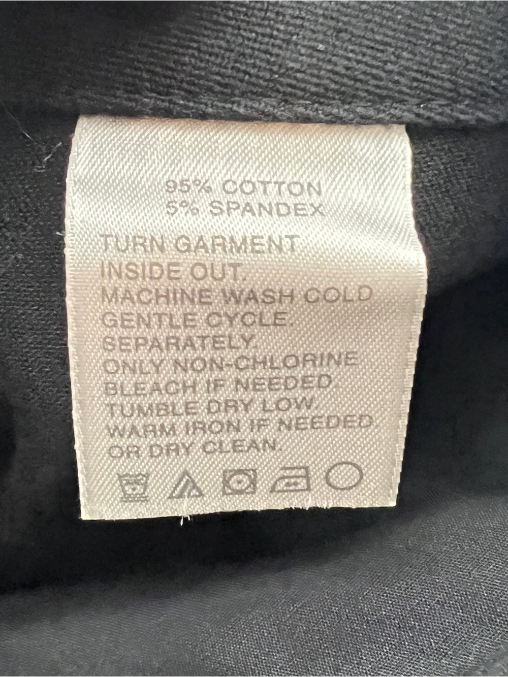 Classiques Entier black straight leg casual Chino pants size 10 B181 - Picture 2 of 4